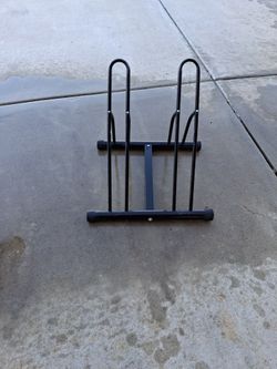 Dual Garage Bike Rack