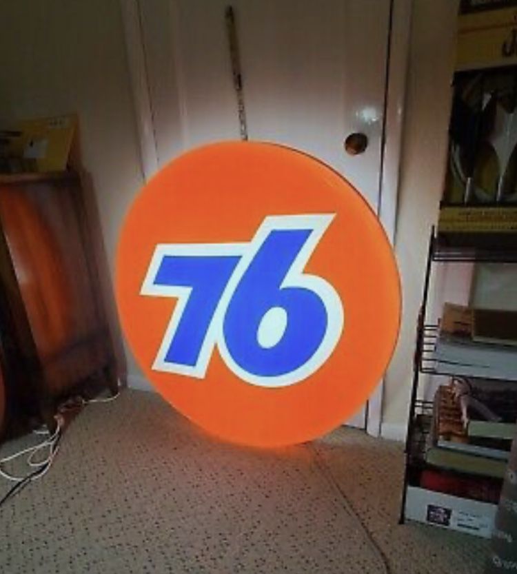 76 gas Sign
