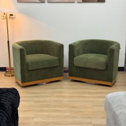 Green 360 Swivel Chairs (Delivery Available)