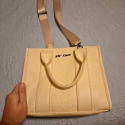 Betsey Johnson Tan Purse New