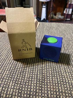 RNIB Talking Cube Clock Model CC38 Blue