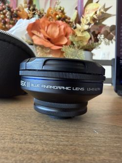 NEEWER LS-43 ULTRA 1.55x Blue Anamorphic Lens with 17mm Clip & 58mm Filter Ring