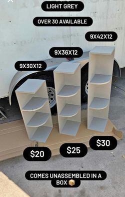 New Corner cabinets! Light grey! Over 30 available! 3 sizes available!