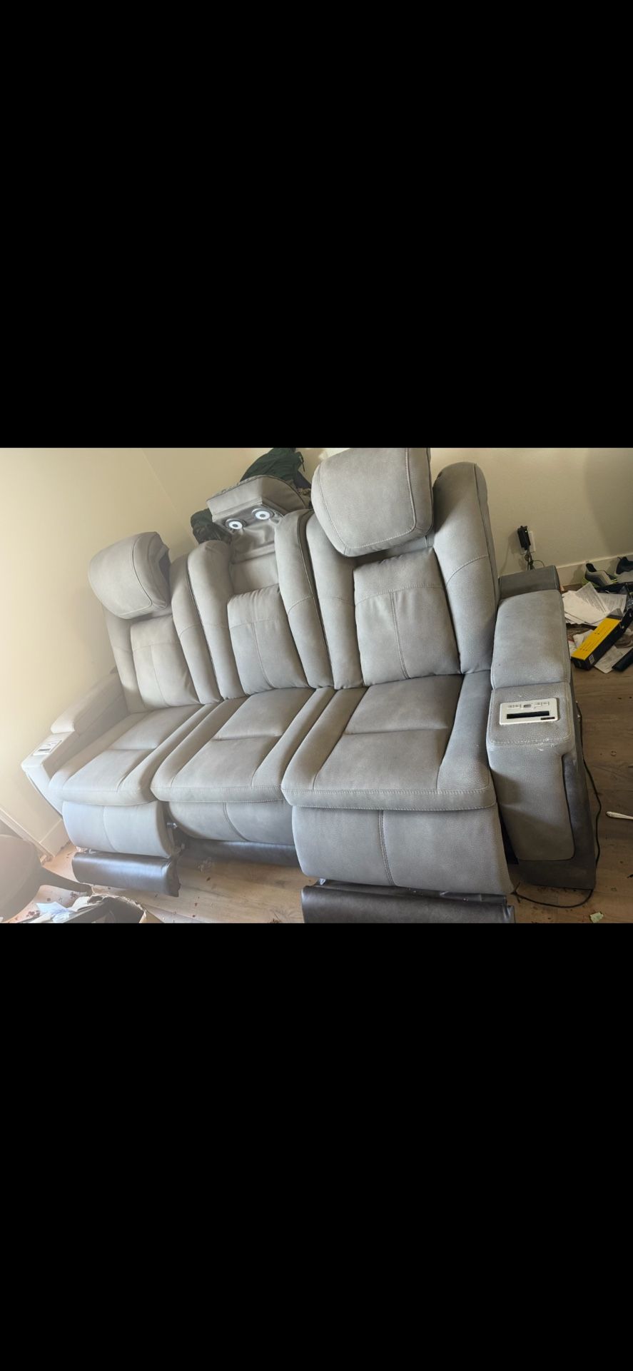 Ashley Furniture Leather Sofa With Head Rest
