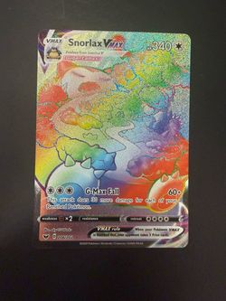 Pokemon, Snorlax VMAX (Secret) - SWSH01: Sword & Shield Base Set