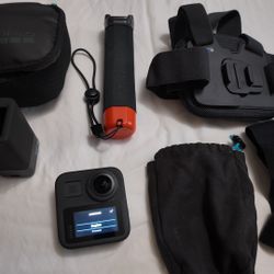 GoPro Max 360 Camera + Full Accessory Kit – Excellent Condition!