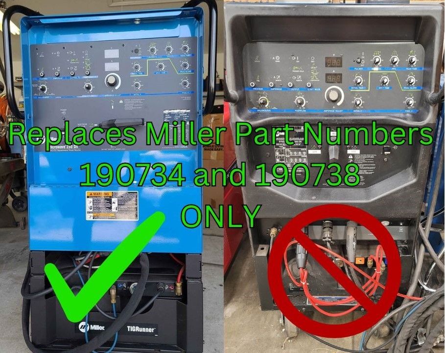 Miller 250DX Syncrowave Tig Welder Pulser Sequencer Kit PN 190734 & 190738