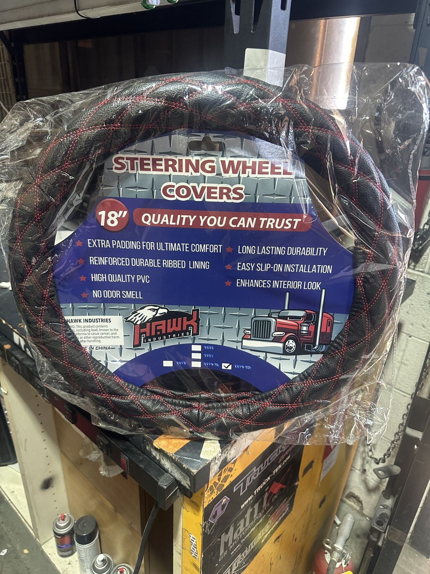 18” Truck Big Rig Steering Wheel Covers