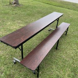 Commercial Cafeteria Table And Bench