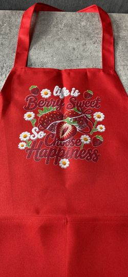 Aprons caps with fun logos