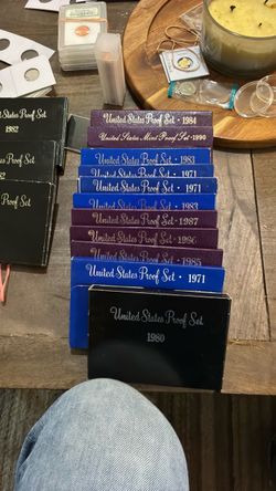 US Mint Proof Sets Lot 1971–1990