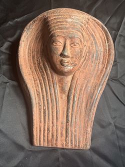 Large Egyptian pharaoh wall mask plaque