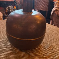 10 Inch Brass Vase 