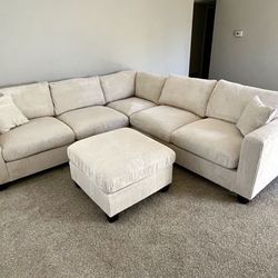 New Sectional Ivory Color