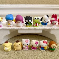 Sanrio Finger Puppet Lot Of 14 Hello Kitty And Friends,Twin Stars,Monkichi 97-98