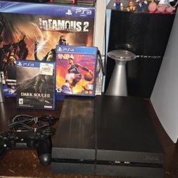 PS4 500GB With 2 Games