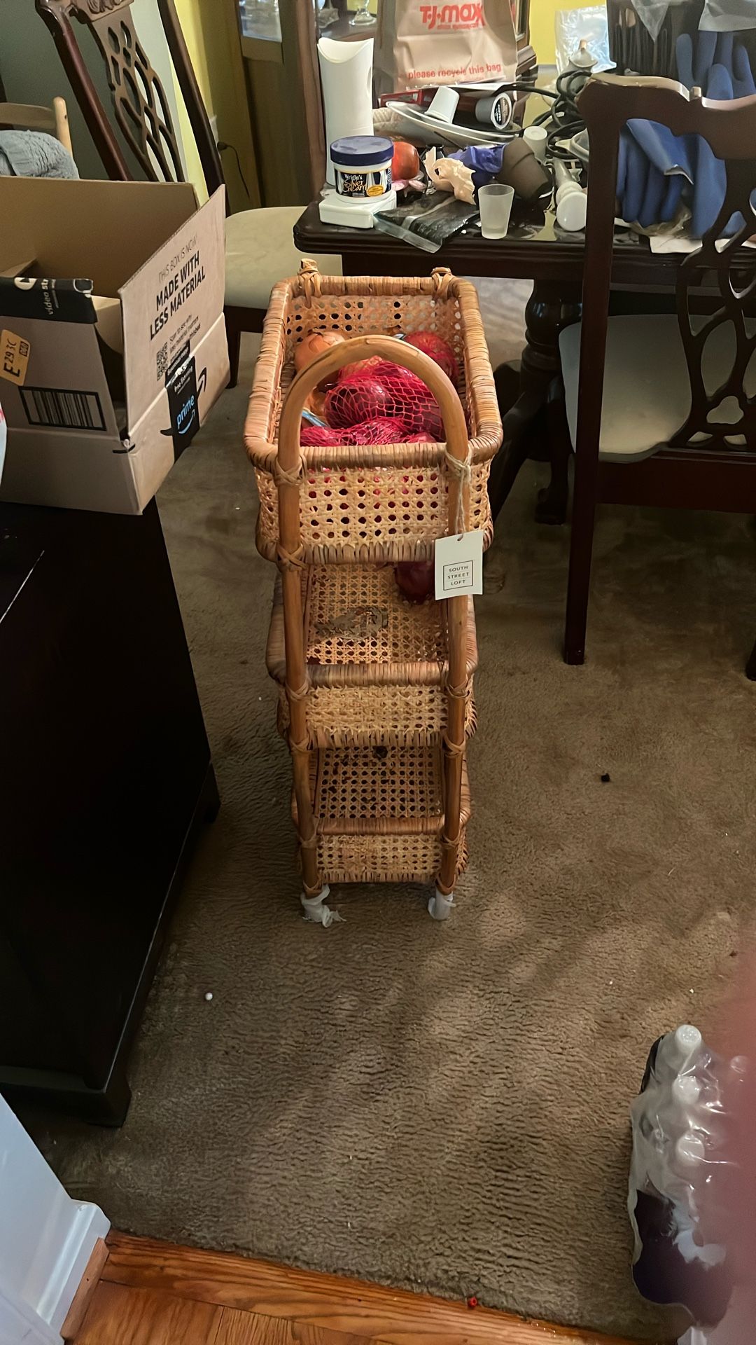 Wicker Shelf Like The Photo Only Brand New In Box