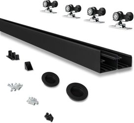 6' Bypass Door Track & Hardware Kit