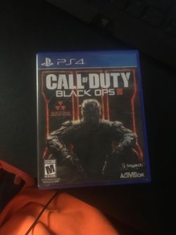 PS4 Black Ops 3 (perfect condition)