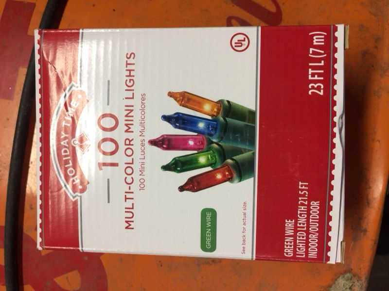 100 count multi lights