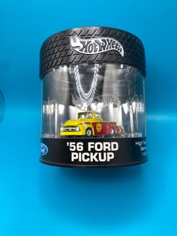(NEW) 2003 Hot Wheels Oil Can 1956 Ford Pickup '56 Shell High Test Series 1/4 Yellow LE 4145/7000 Perfect Birthday Gift Idea for Fans and Collectors