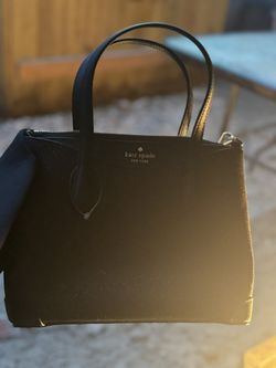 Kate Spade Small Glitter Black Purse With Wallet
