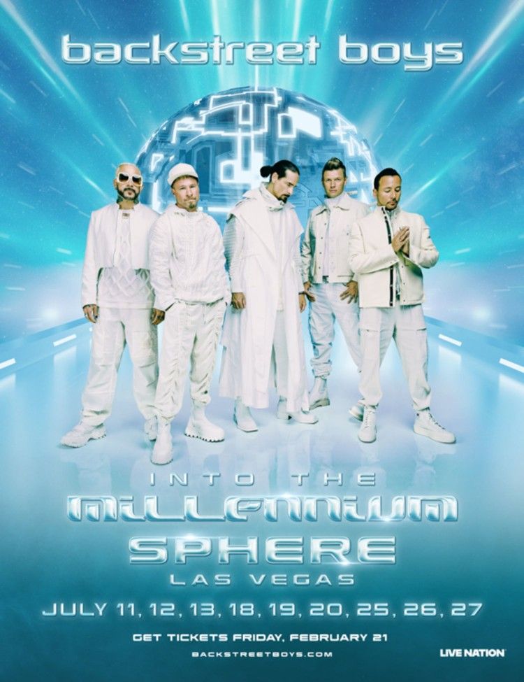 Backstreet Boys/Las Vegas Sphere Tickets. August 25th.