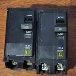 Double Pole Breakers.