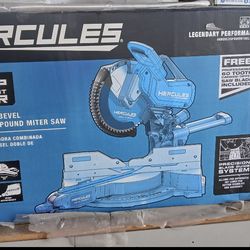 HERCULES 12 in. Dual-Bevel Sliding Compound Miter Saw