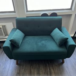 Green sofa 