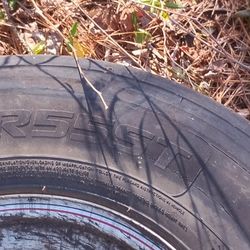Blackhawk Trailer Tire. 16in 8 Lug