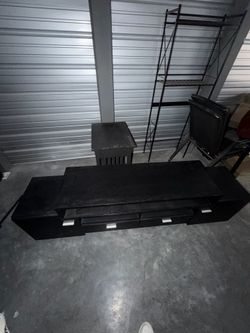 Black entertainment center