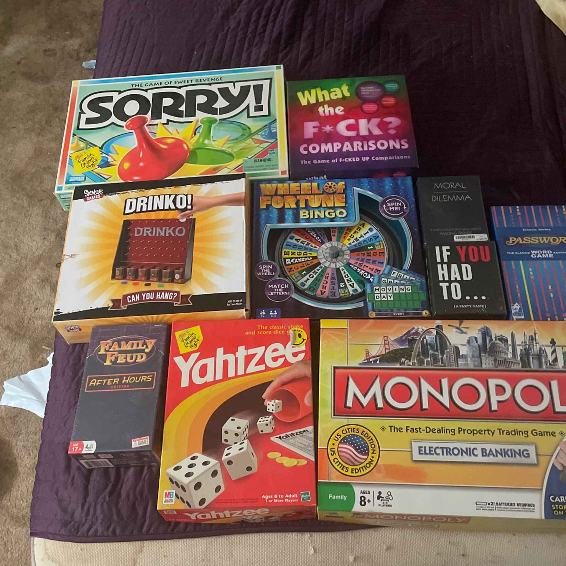 Board Games Most Never Used Still Sealed