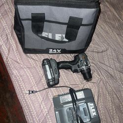 FLEX 24V Brushless Cordless 1/2-Inch 650 In-Lbs Torque 2-Speed Compact Drill Driver Kit with 2.5Ah L