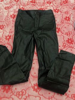 Leather shein pants