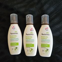 $5 Each (2 Available) Aveeno Positively Radiant Clear Complexion Foaming Cleanser 6oz