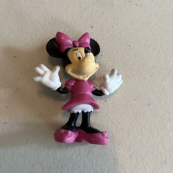Vintage Plastic Cake Topper Or Toy. Mini Mouse 