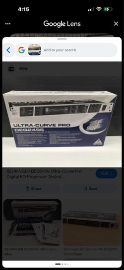 Behringer ultra curvé