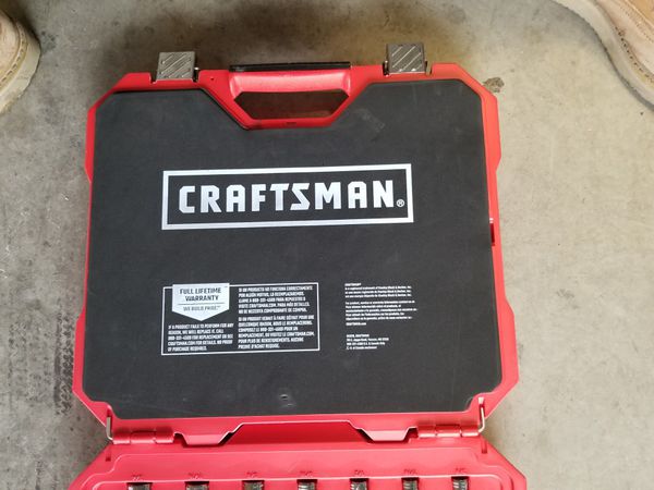 Craftsman socket set 81 pc gunmetal chrome for Sale in Las Vegas, NV