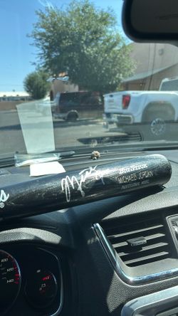 Signed Michael Jordan Bat