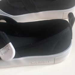 Mini Melissa Black Sneakers Size 1