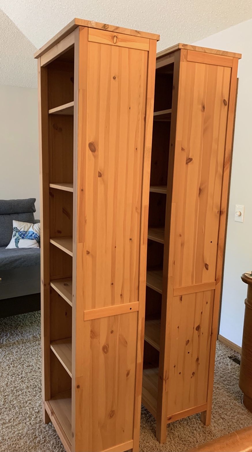 IKEA PINE BOOK SHELVES (2) for Sale in Plymouth, MN OfferUp