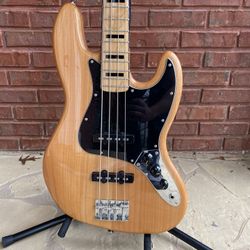 Squier Vintage Modified Jazz Bass 2016 w/ upgrades - Natural