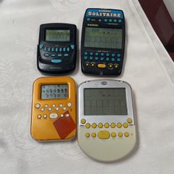 Vintage Hand Held Games 4 pcs