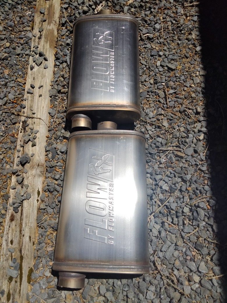 FLOW FX 2.25" (OFF/CENTER) EXHAUST MUFFLERS BY FLOWMASTER