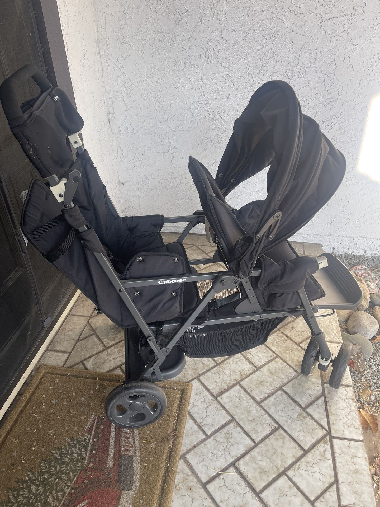 Joovy Caboose Too Sit And Stand Double Stroller - Like new