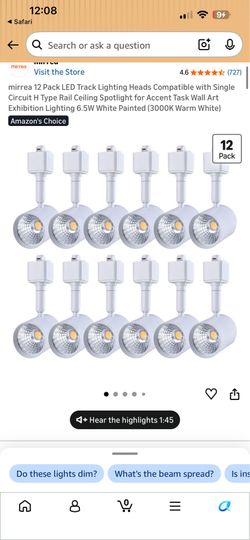 Mirrea 12 Pack Led Light set