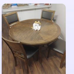 Kitchen Table Set It's Brown And Around