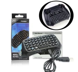 Wireless Mini Keyboard for PlayStation 4 with Audio Jack