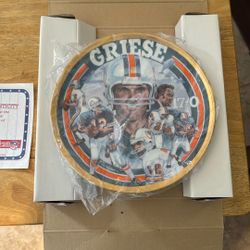 Bob Griese Sports Impressions Plate